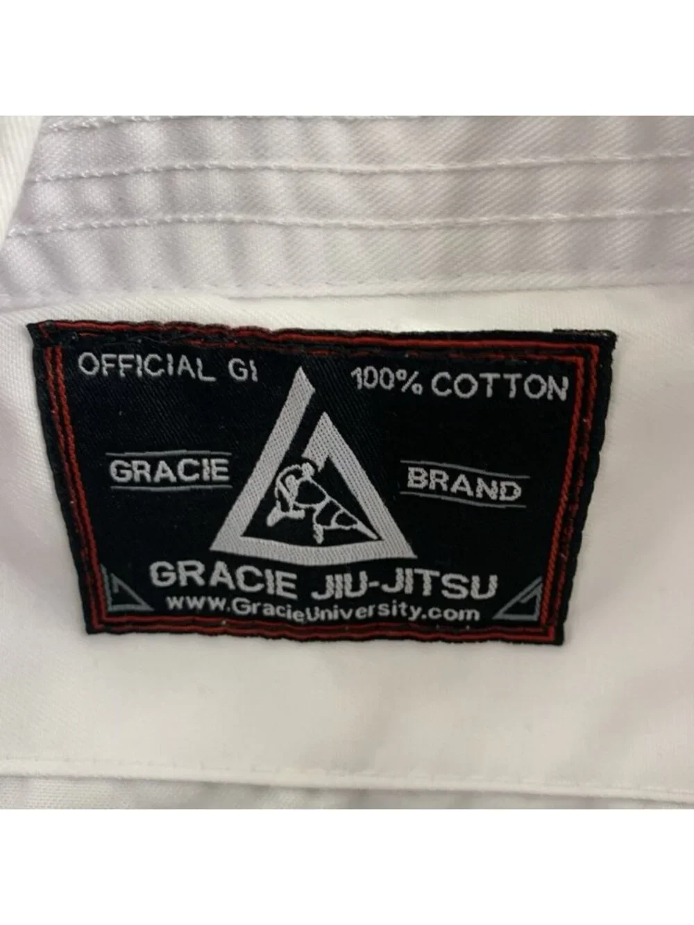Gracie Jiu-Jitsu Classic Gi Size 00/120 (Kids 4-7) White BJJ MMA Kimono Training